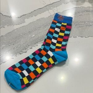Colorful Checkered Socks